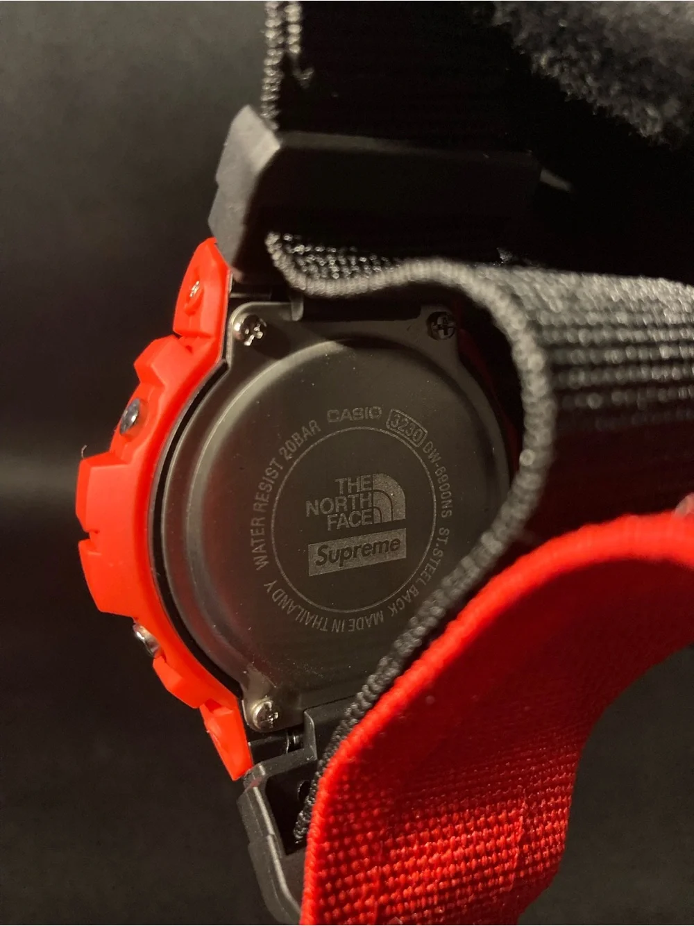 Custom Red and Black G Shock Dw6900 Model